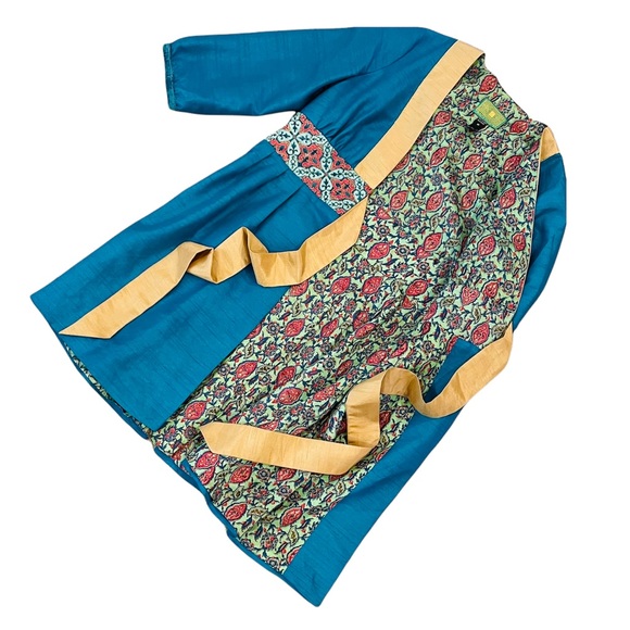 Tracy Porter Brocade Sateen Bohemian Kimono Jacket - Picture 9 of 11